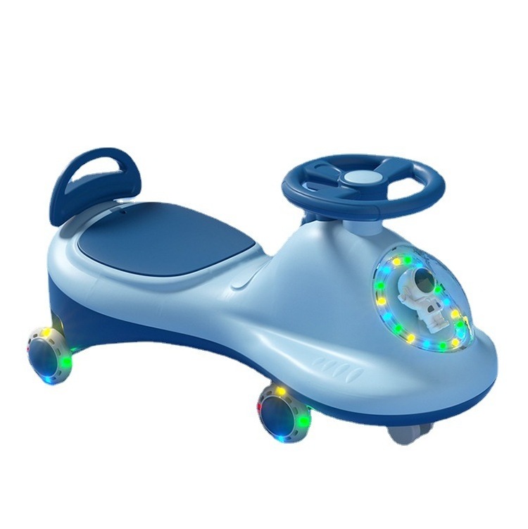 2023 Top Selling Cheap Children Plastic Swing Car Kids Ride On Car With Music and Light PP wheel For Baby Ride On Toy