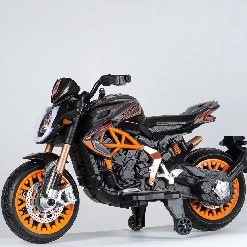 Factory Price New Model 24V Children's Electric Motorcycle Super Size With LED light Baby And Teenager Ride On Motor Bike