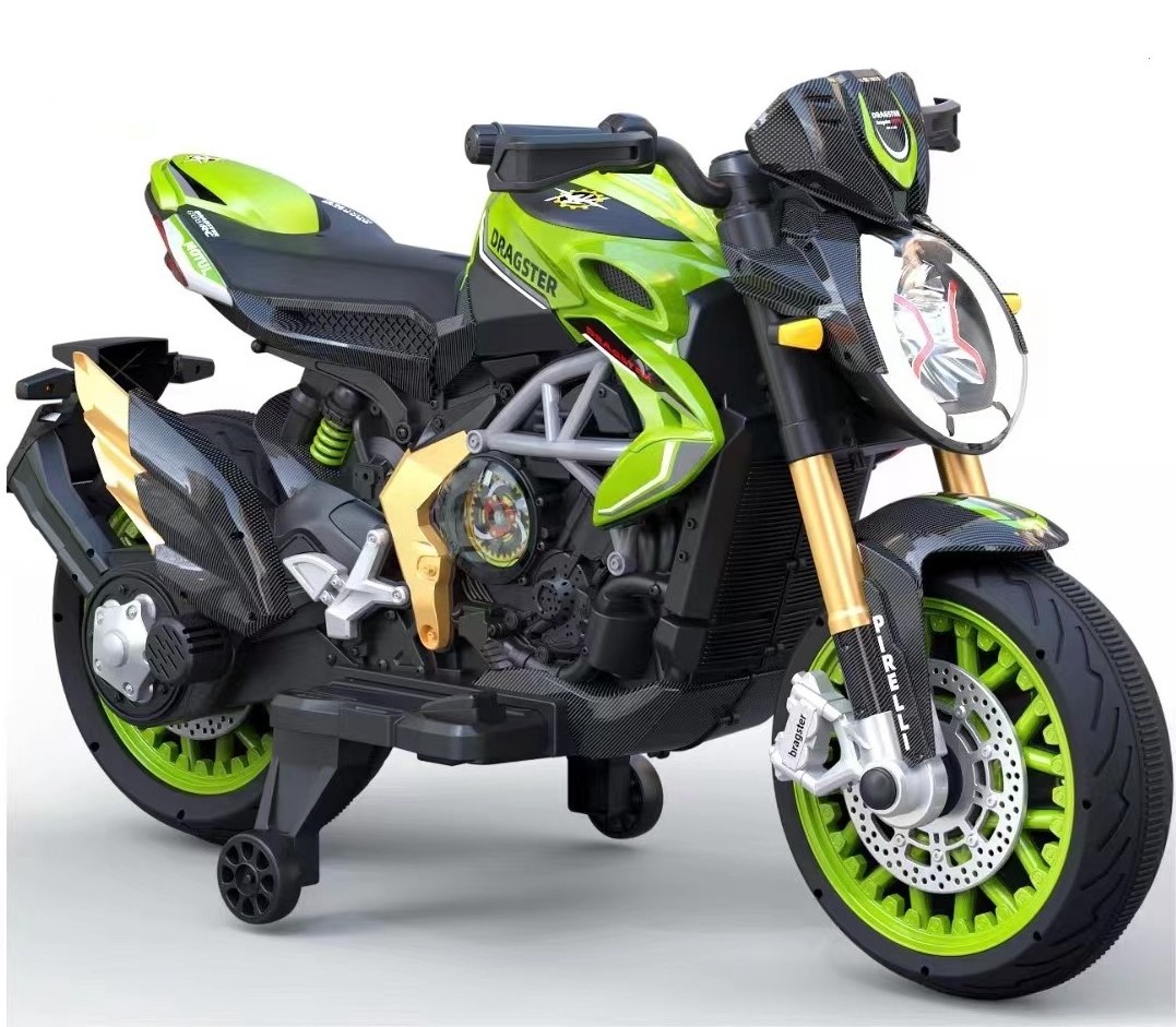 Factory Price New Model 24V Children's Electric Motorcycle Super Size With LED light Baby And Teenager Ride On Motor Bike