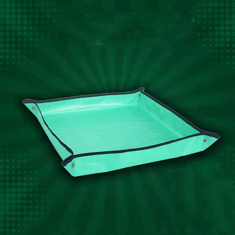 Water Change Mats PE Potting Mix Soil Flower Basin Bags Garden Pot Pads Foldable Plant Change Transplanting Pot