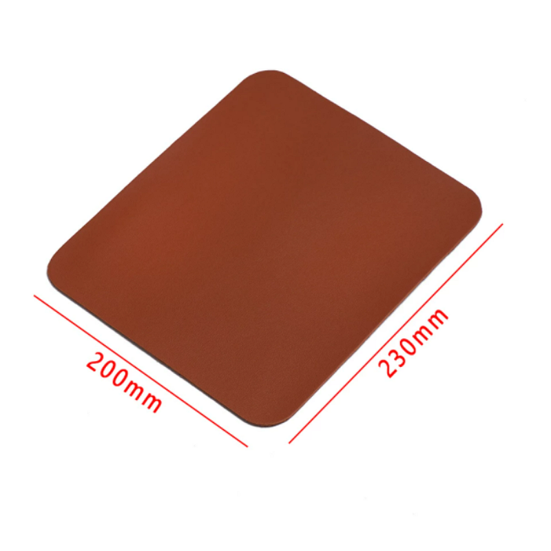 Fashion new arrival desk cushion PU leather comfortable anti slip computer mice mat mouse pad