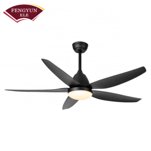 Fengyun  54 Inches 5 ABS Blades Living Room Bedroom Ceiling Fan Lights Kit