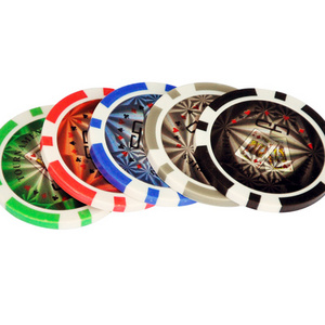 Customizable sticker Las Vegas/lucky star/etc poker chips