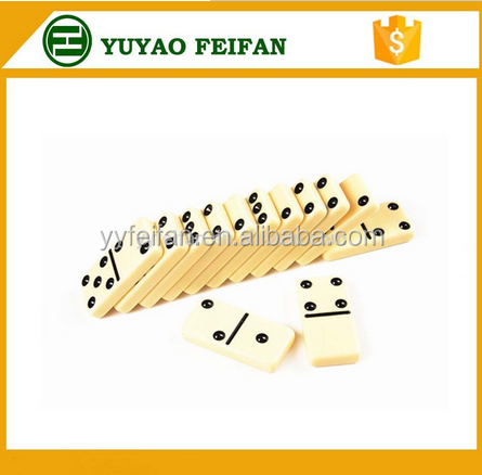 28pcs set double 6 mini domino chips set without nail