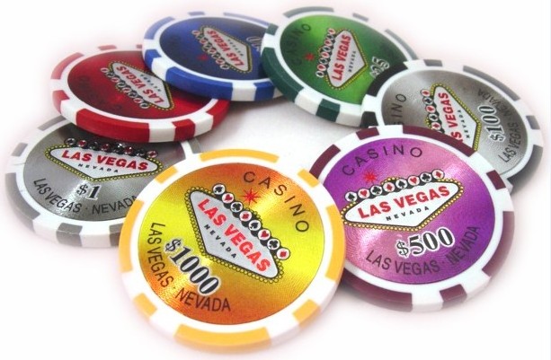 Customizable sticker Las Vegas/lucky star/etc poker chips