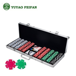 novelty poker chips set 500 pcs,game poker chips set