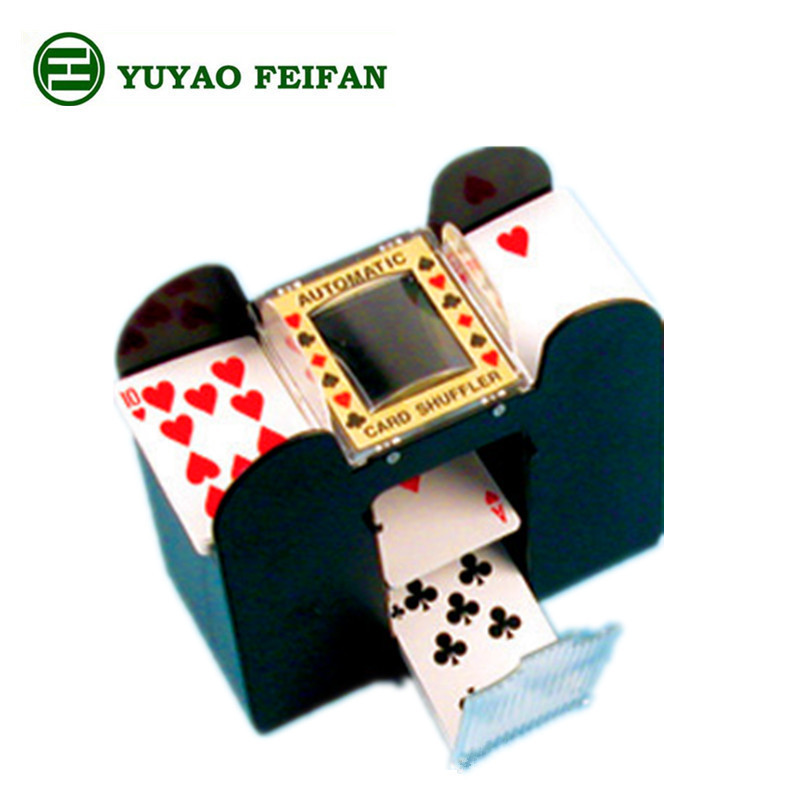 4- 6 Deck Plastic Automatic Card Shuffler for playing cards game