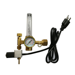 Manufacturer Ningbo Zhejiang 191 heater co2 regulator for mig tig welding machine with solenoid valve