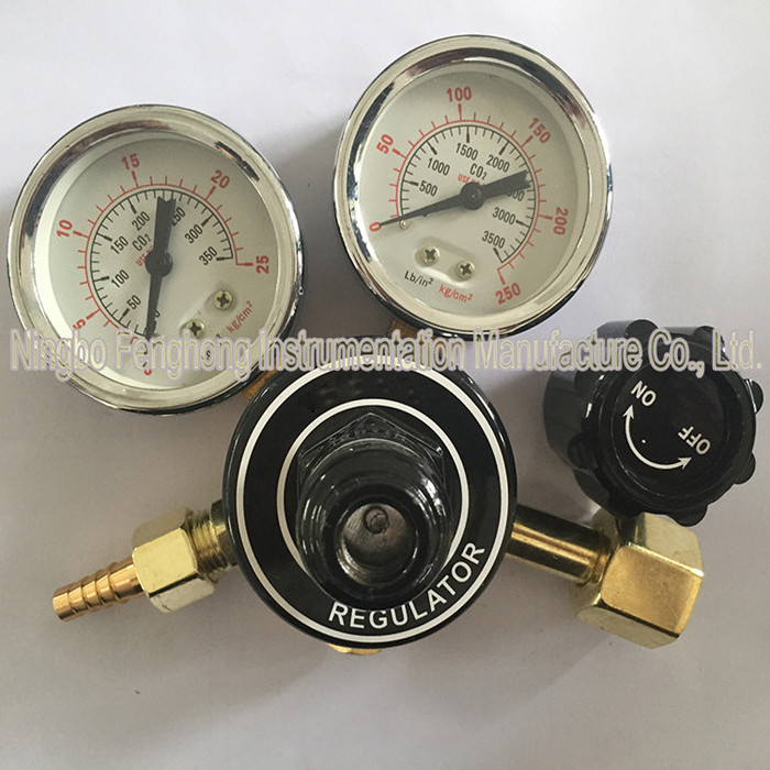 Manufacturer Ningbo Zhejiang G5/8 thread Aluminium co2 regulator with cheap price