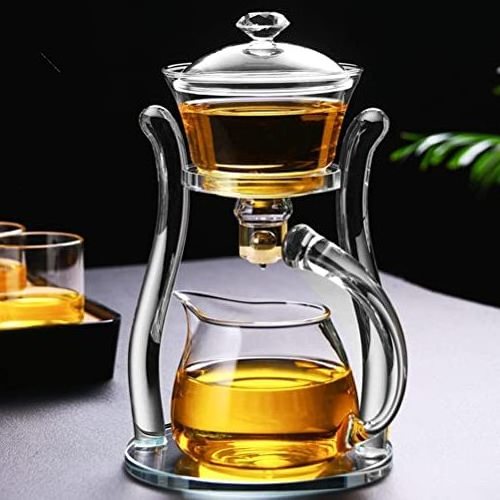 Creative Household China Kungfu Tea Set Lazy Man Semi-automatic High Borosilicate Glass Filtering Teapot