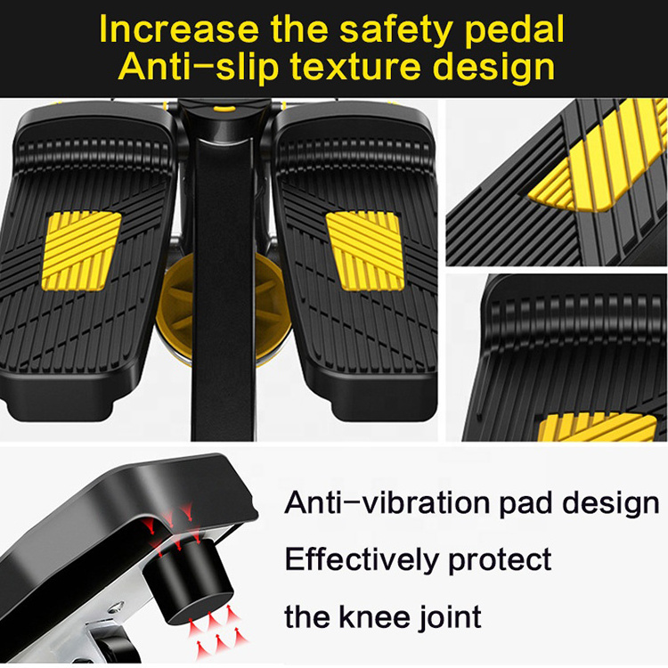 New Design Indoor Mini Foot Stepper With Rope Mini Elliptical Foot Pedal Stepper At Home