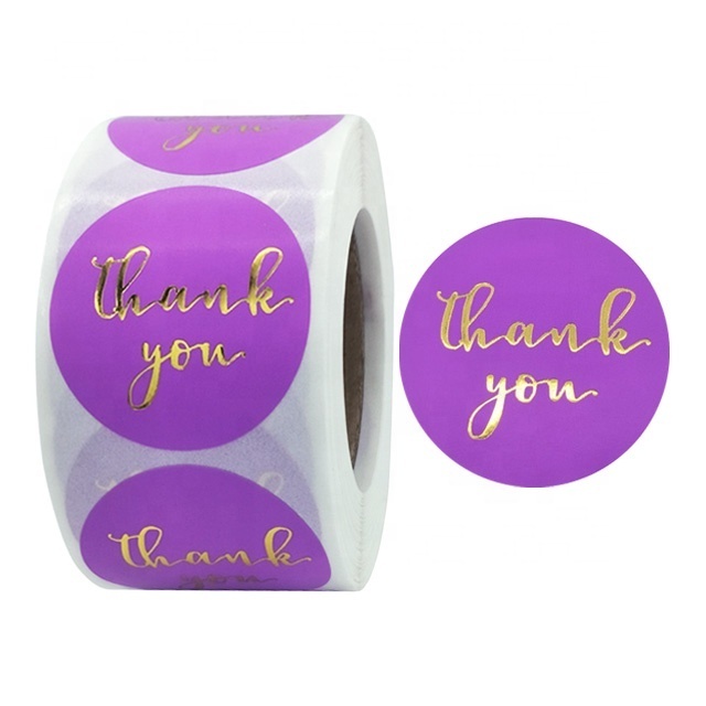 Thank you for supporting my small business 500 labels for packaging bags and products bottles 1.5 inch thank you stickers roll