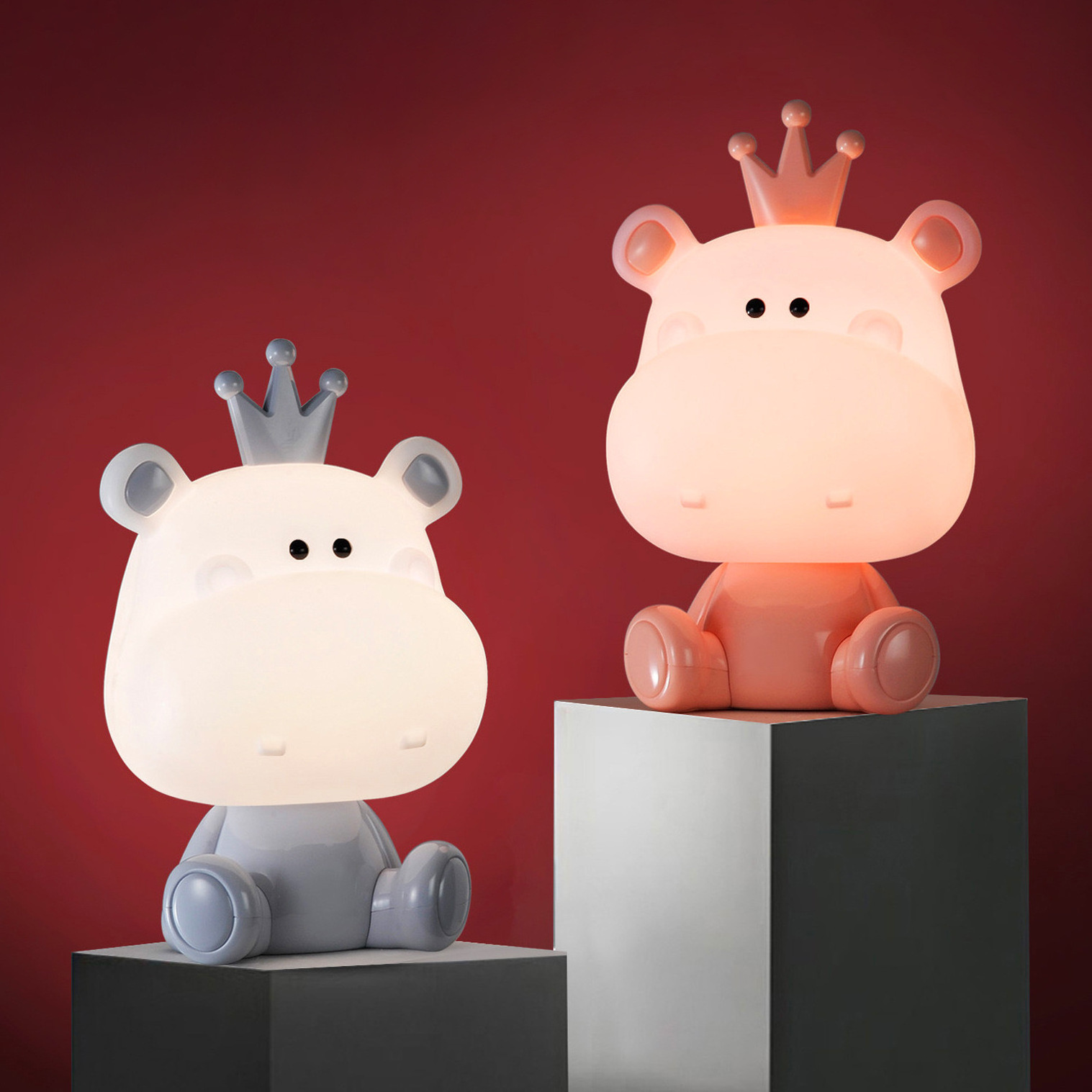 Kids Factory Price Home Decorative Cartoon Cute Bedroom night light Touch Control LED Table Lamp