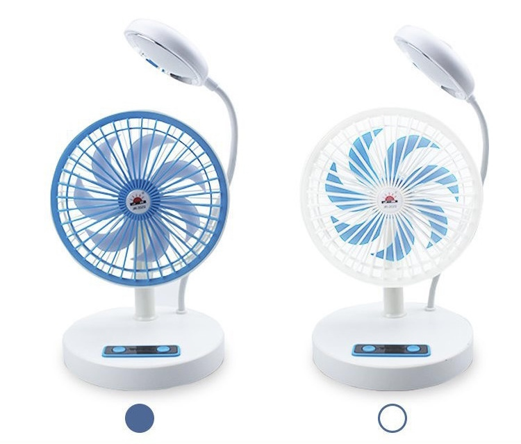 Portable Desk Fan Table Fan Outdoor Camping Fan With Led Light