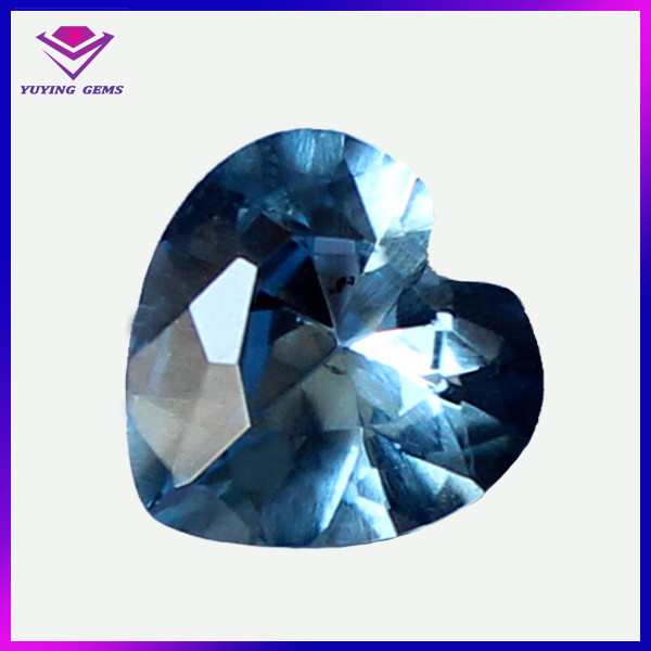 AAA square blue loose spinel princess cut best synthetic diamond price per carat