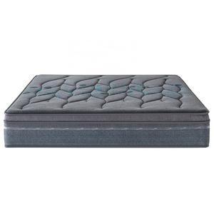 Knitted jacquard fabric polyfibre padding visco gel foam mattresses of latex and memory foam luxury mattress manufacturer