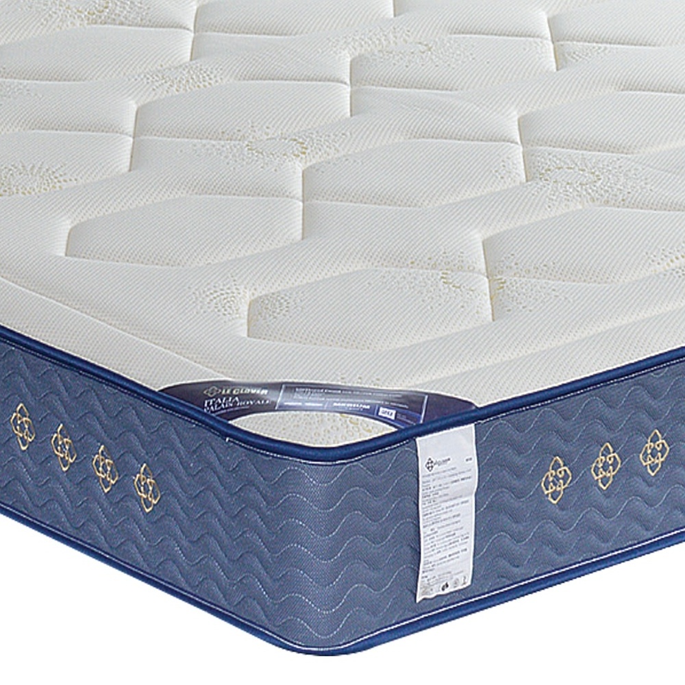 High density quality fabric bed mattress in a box double size waterproof high bonnell latex foam memory pocket spring mattress