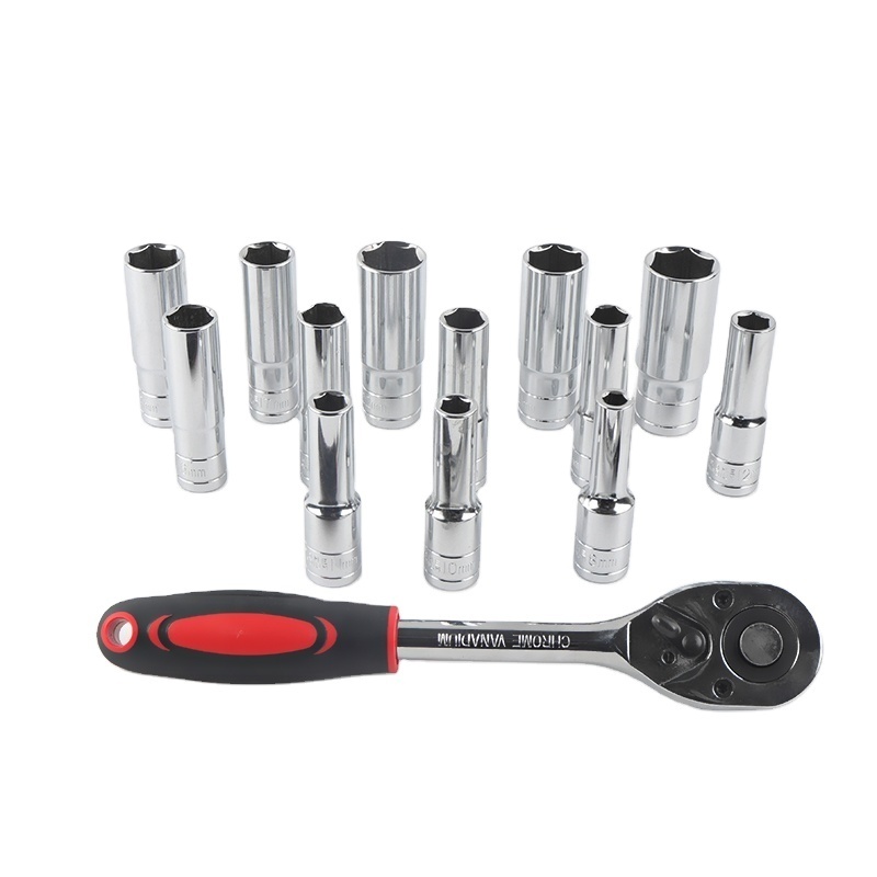 New Multifunction Cars Motorcycles Combination Socket Wrench Set Tool kit