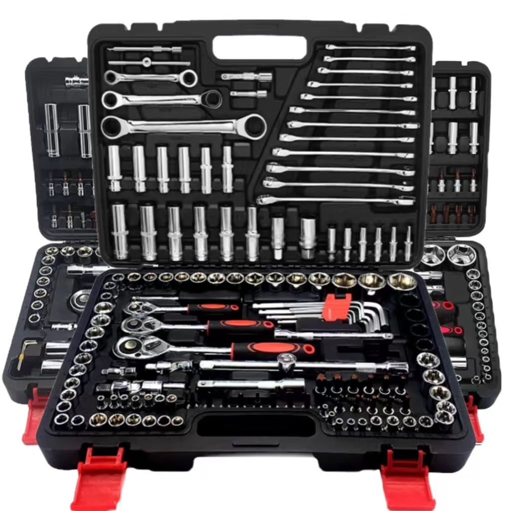 factory Custom Tools Set Box Wrench Socket Hand Professional Herramientas Kit Mechanical Spanner Car Mechanics Tool Sets