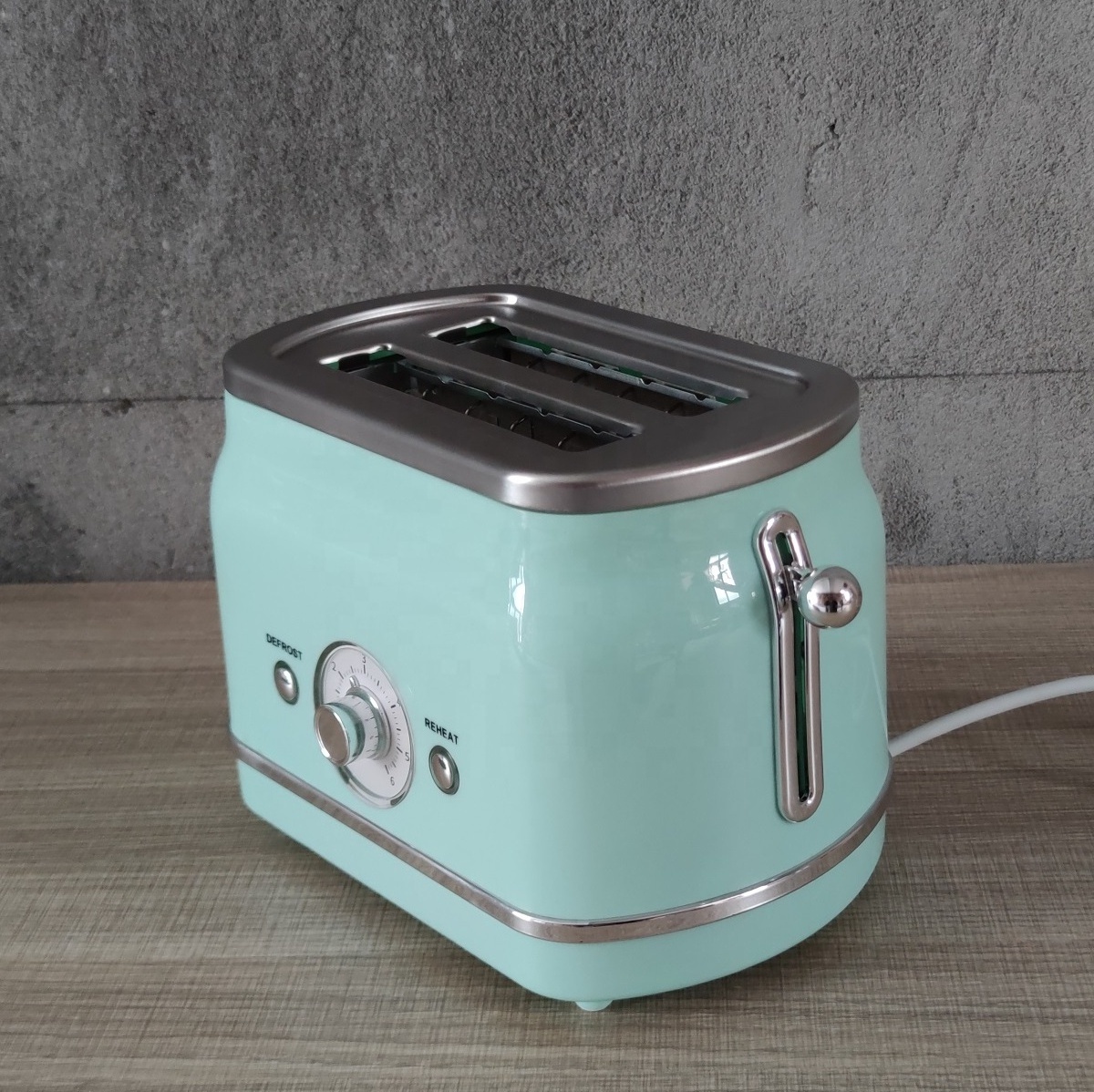 600-750W Kitchen Appliances Electric Toaster 2 Slices Commercial Vintage Toaster Plastic Kettle & 4 Slice Toaster Set 220 800W