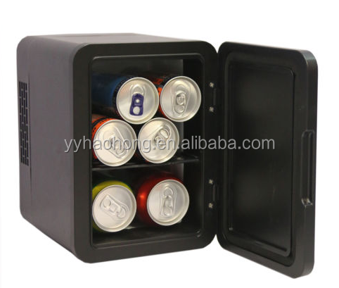 4L Heating and Chilling Two Functions Portable Electric Cooler Box 6 can Mini Fridge