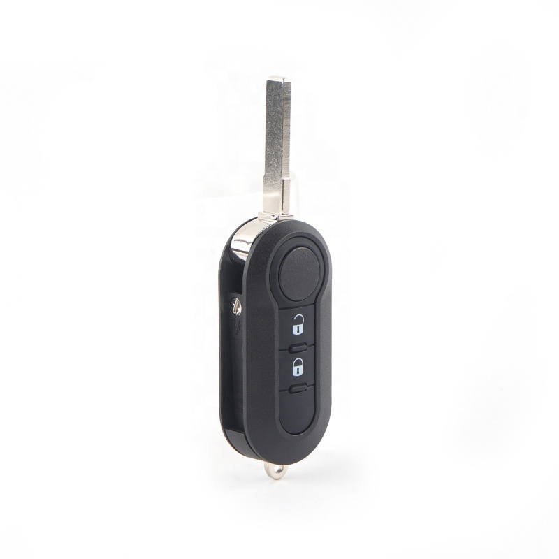 Factory direct sales bluetooth car wireless car adapter for Fiat folding car key remote control replacement blank key