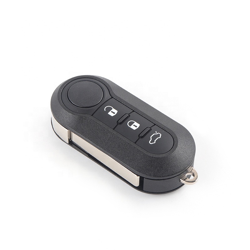 Factory direct sales bluetooth car wireless car adapter for Fiat folding car key remote control replacement blank key