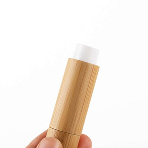 eco friendly lipstick tube 5g lipstick empty case and tube for lip balm bamboo lipstick tube