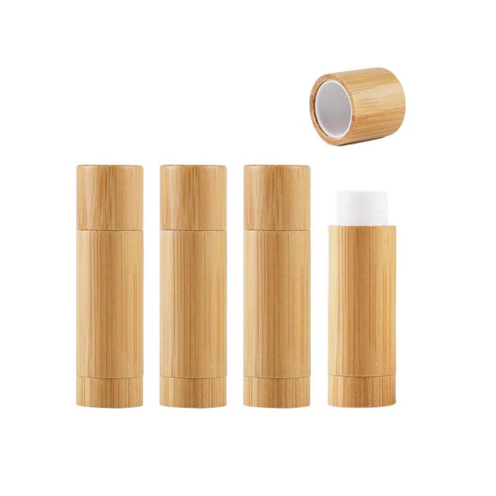 eco friendly lipstick tube 5g lipstick empty case and tube for lip balm bamboo lipstick tube