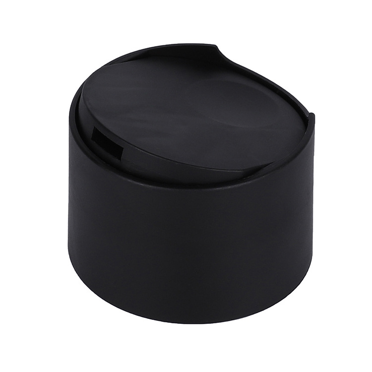 High Quality 24/410 Black Matte Bottle Cap Plastic Disc Press Top Cap Plastic Disc Top Qianqiu Bottle Cap