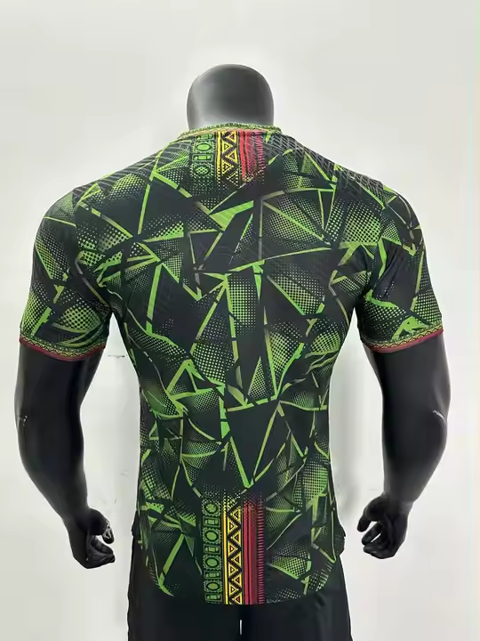 Sport Jersey 100% Cotton Soccer Shirt Africa Nations Player Football Jersey Country Away Jersey