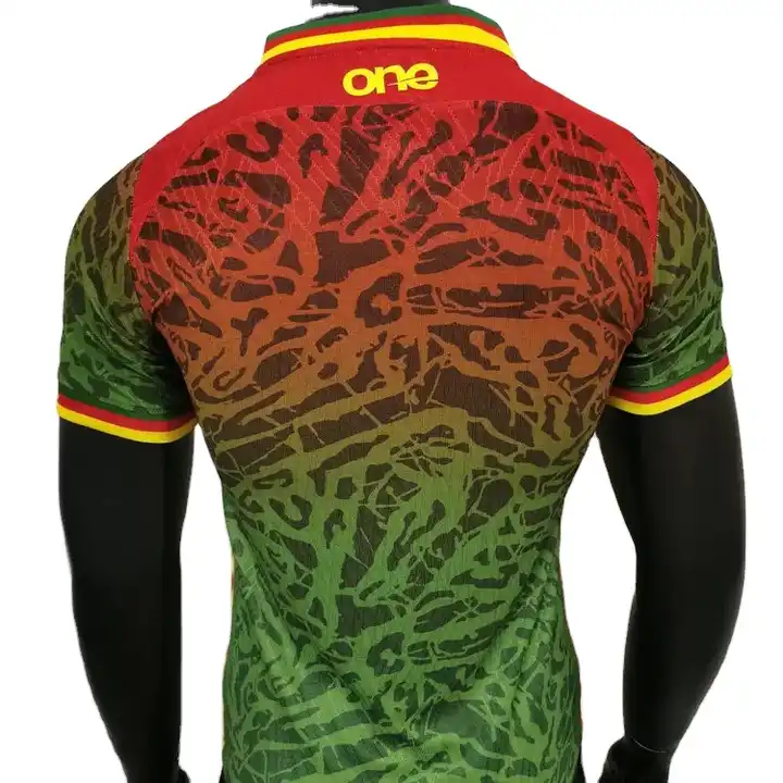 Sport Jersey 100% Cotton Soccer Shirt Africa Nations Player Football Jersey Country Away Jersey