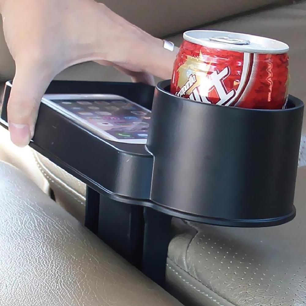 Hot sale Removable large size car seat gap side filler organiser sofa couch cup holder