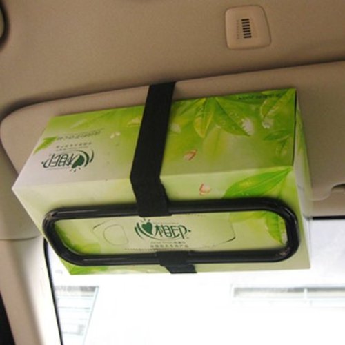 manufactory universal automobile car sun visor Seat Back Napkin paper organiser storage tissue holder for car