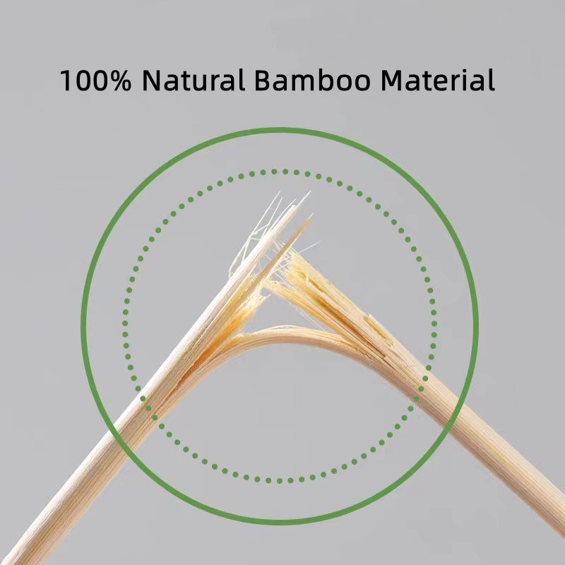 Chinese Wholesale Chopsticks Print Customised Logo Disposable Bamboo Round Noodle Chopsticks