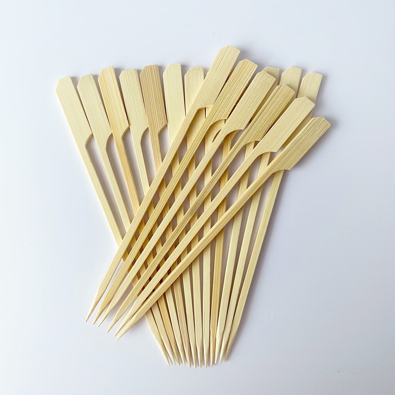 Food Grade Bamboo Bbq Skewer Stick Kebab With Design Barbecue Skewers