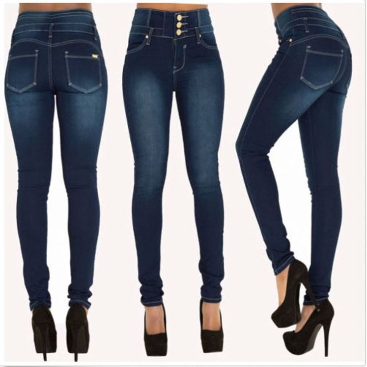 Free Sample Drop Shipping 2023 Wholesale Slim Femme High Waist Denim Ladies Mom Jeans Women Women'S Jeans