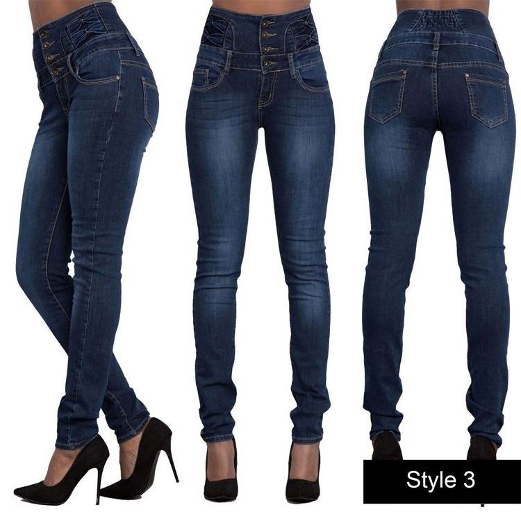 Free Sample Drop Shipping 2023 Wholesale Slim Femme High Waist Denim Ladies Mom Jeans Women Women'S Jeans