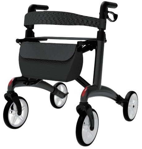 Aluminum Rolling Walker For Recovery 4-leg Walker Adult Folding Rollator Electric For Disabled