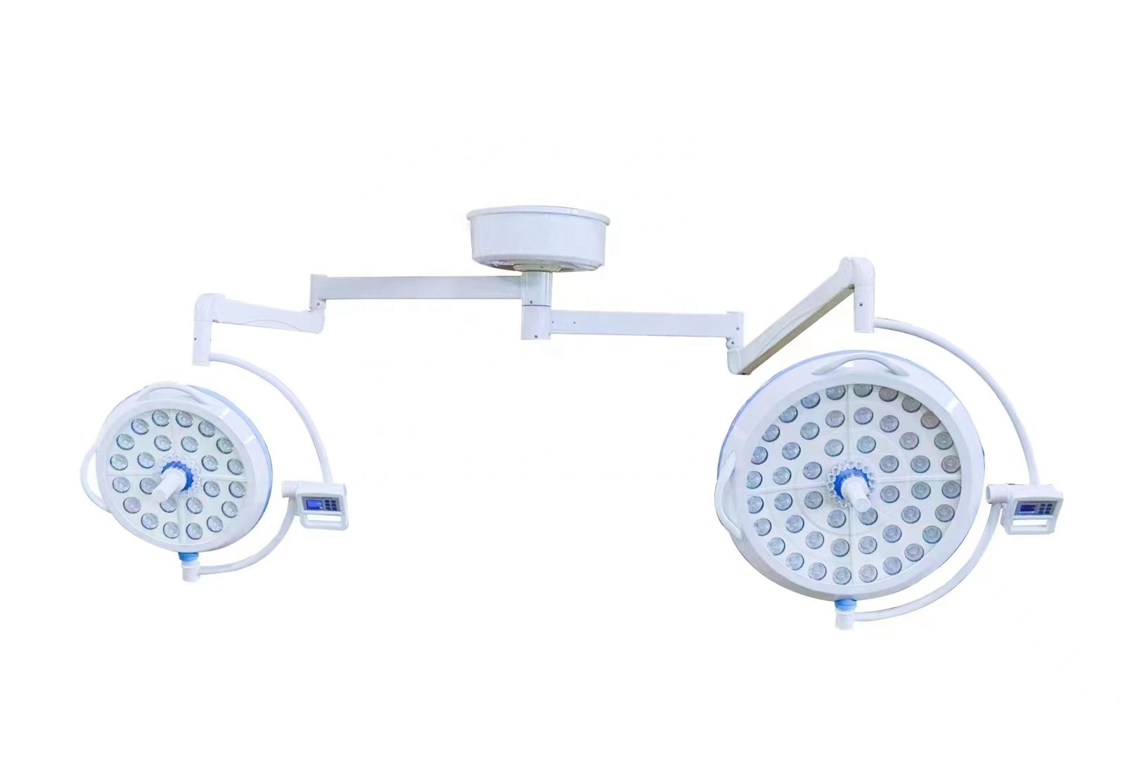 Hospital Lights For Surgery And Examination Switch Operation Room Ceiling Rotatory Double-Head LED Surgical Shadowless Lamp