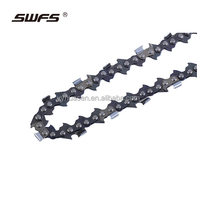 Semi-Chisel 16-inch saw chain, 66 links 66 blades professional chainsaw Every drive link has one blade