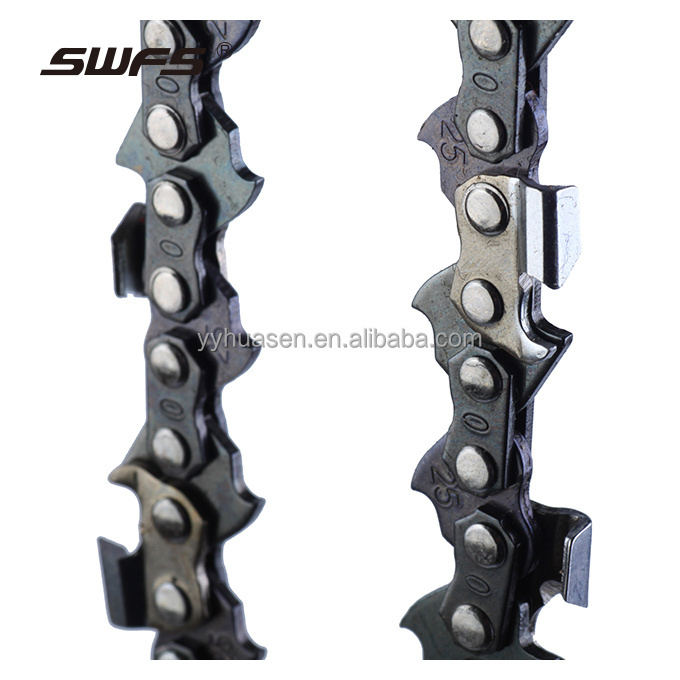 Semi-Chisel 16-inch saw chain, 66 links 66 blades professional chainsaw Every drive link has one blade