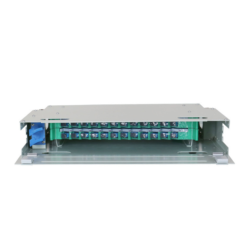 Hot Sale New High Quality Wall-Mounted High Quality Galvanized Sheet 24F Fiber Optic Patch Panel