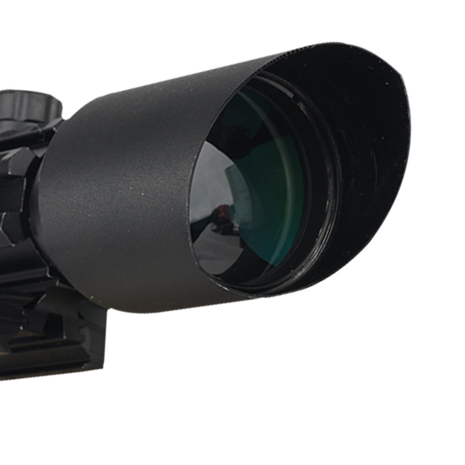 SYQT Green Laser Sight 3-10X42E Combo Optic Sight for Tactical Hunting Long Range finder Scope