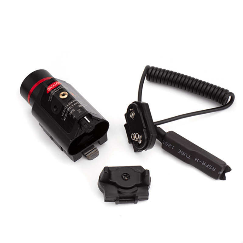 SYQT OPTICS Outdoor Laser Light LED 2 in 1 Tactical Combo light Flashlight and Red Laser Sight