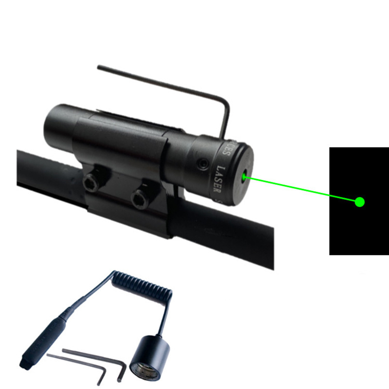 SYQT Green Laser Sight Tactical Adjustable Switch On/ Off for Outdoor Hunting