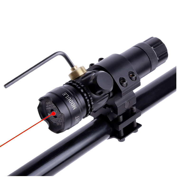 SYQT Tactical Scope Laser Sight Green/Red 532nm 650nm Hunting Dot with 11mm/20mm Adapter Remote Pressure Switch