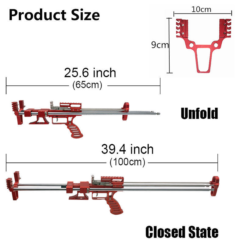 SYQT New Easy Carry Telescopic Slingshot Outdoors Hunting Slingshot