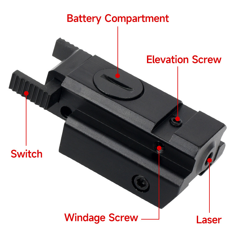 SYQT  High Quality Aluminum Alloy Hunting Laser Tactical Laser Red Green Laser Fit For Hunting