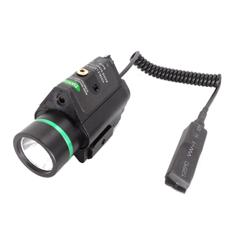 SYQT OPTICS Outdoor Laser Light LED 2 in 1 Tactical Combo light Flashlight and Red Laser Sight